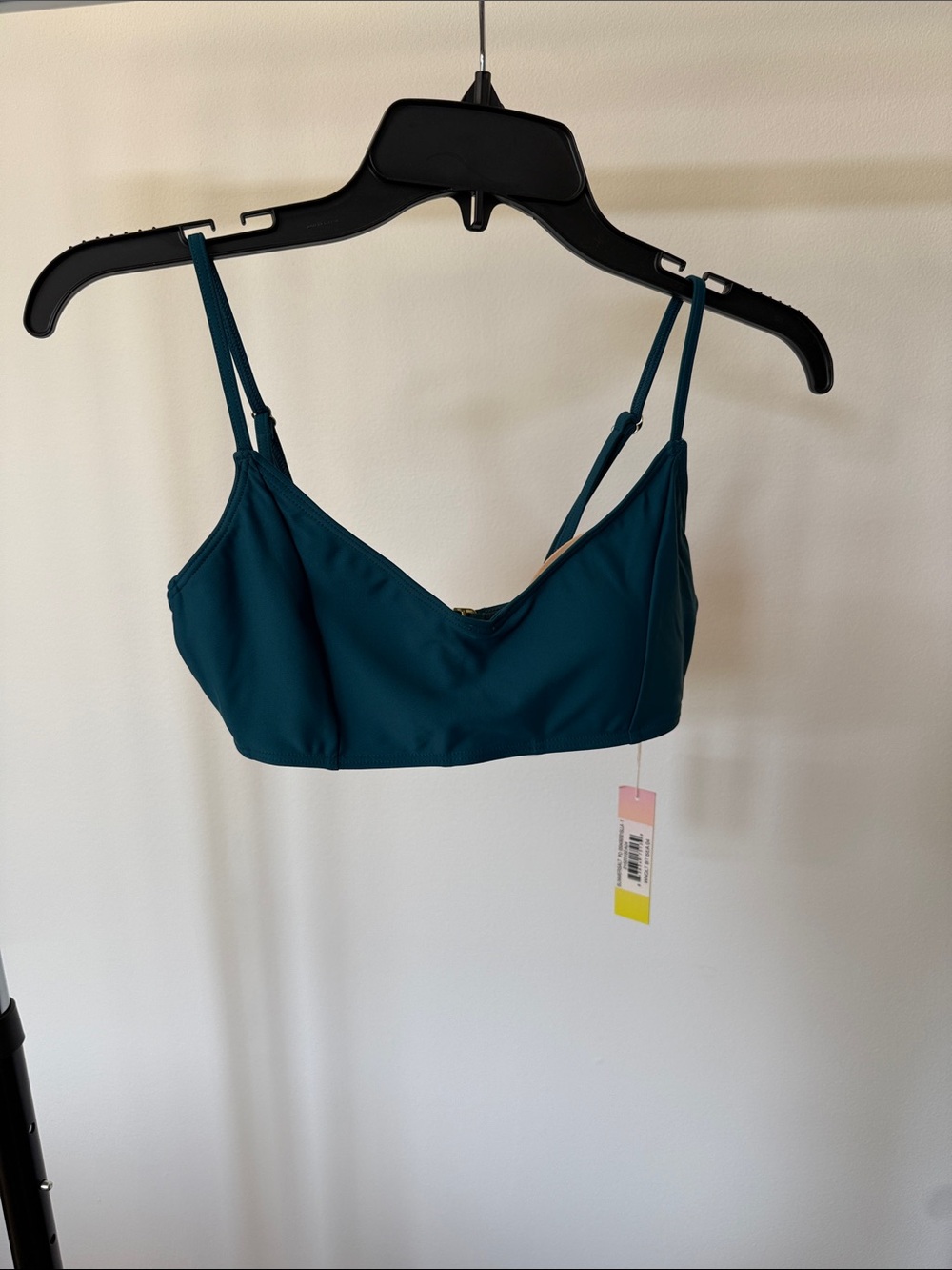 summersalt Teal V-Neck One-Piece Swim Top
